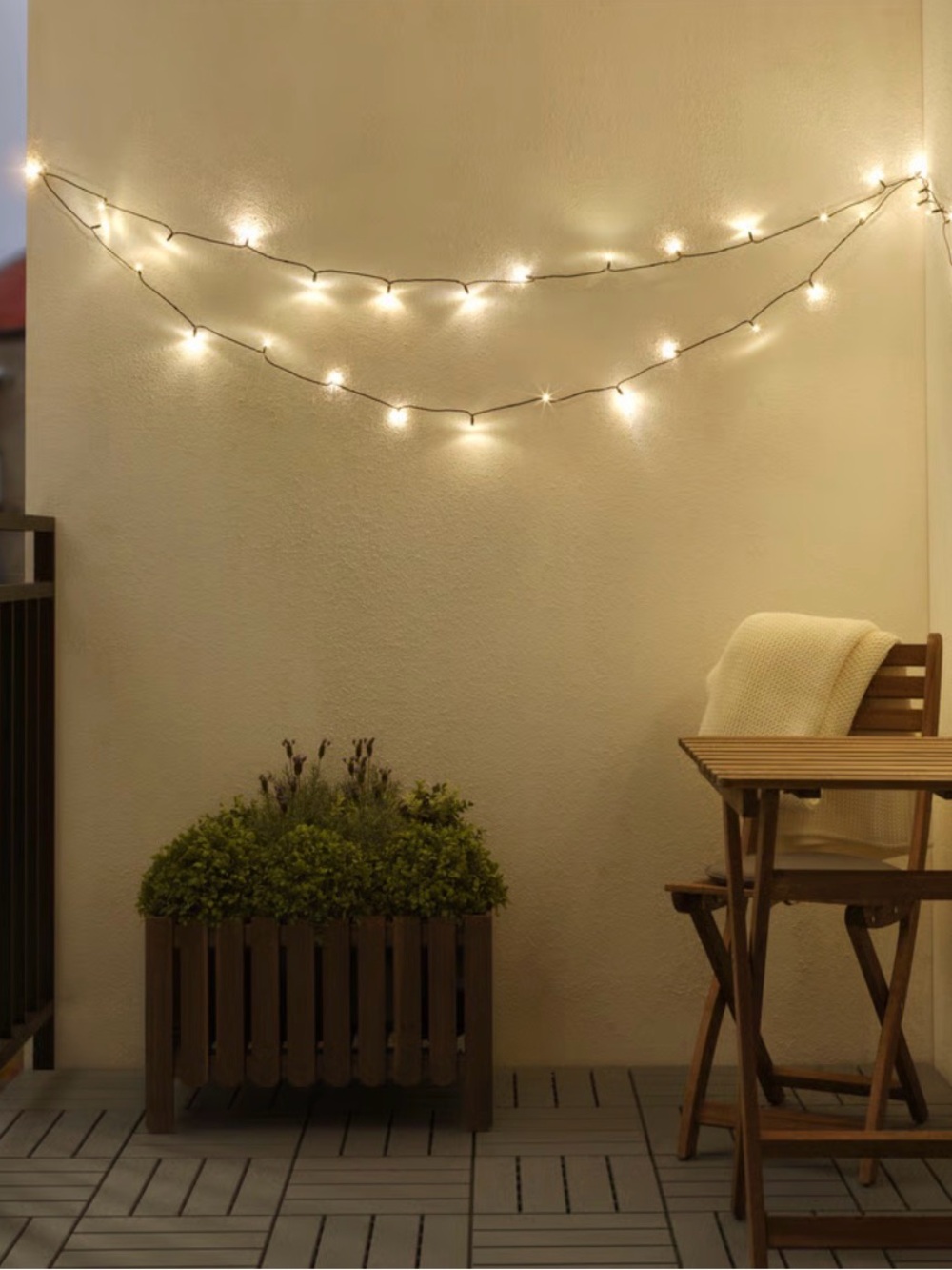 IKEA Ledljus LED White String Lights Indoor/Outdoor NIB